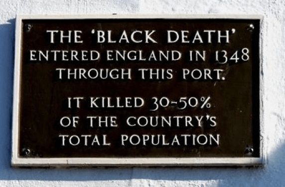 The Black Death plaque in England