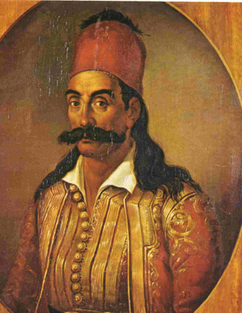 Georgios Karaiskakis during the 1821 Greek War of Independence timeline